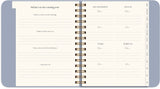 Burde Life Planner 27/28 Blue Uge Tværformat