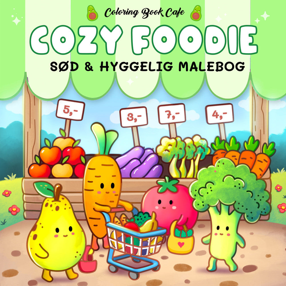 D1 Malebog: Cozy Foodie - Cozy Coloring