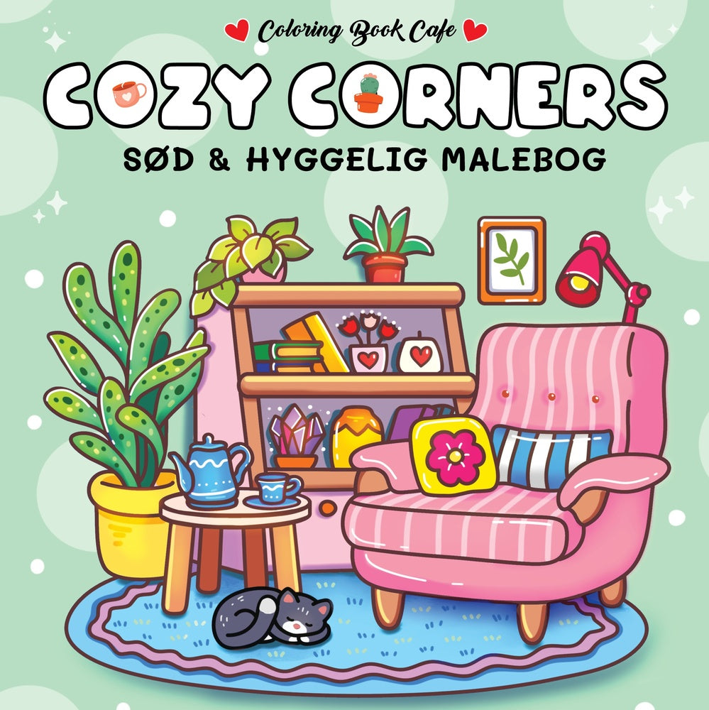 D2 Malebog: Cozy Corners - Cozy Coloring