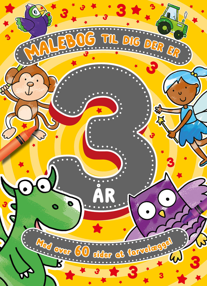 D2 Malebog til dig der er 3 år
