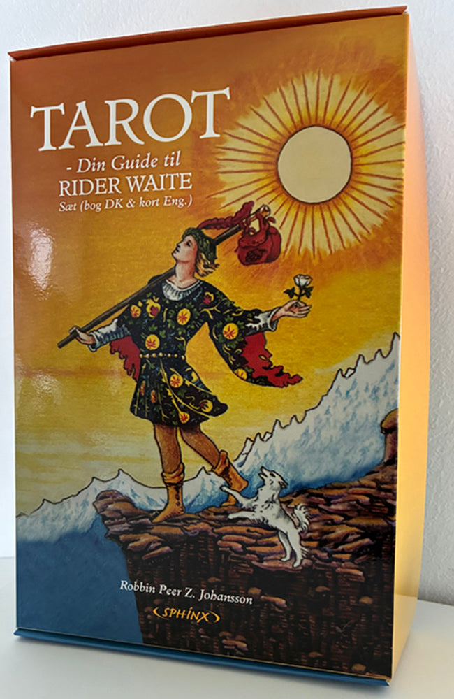 D2 Tarot - din guide til Rider Waite-kortene SÆT (dk-bog & eng. kort)