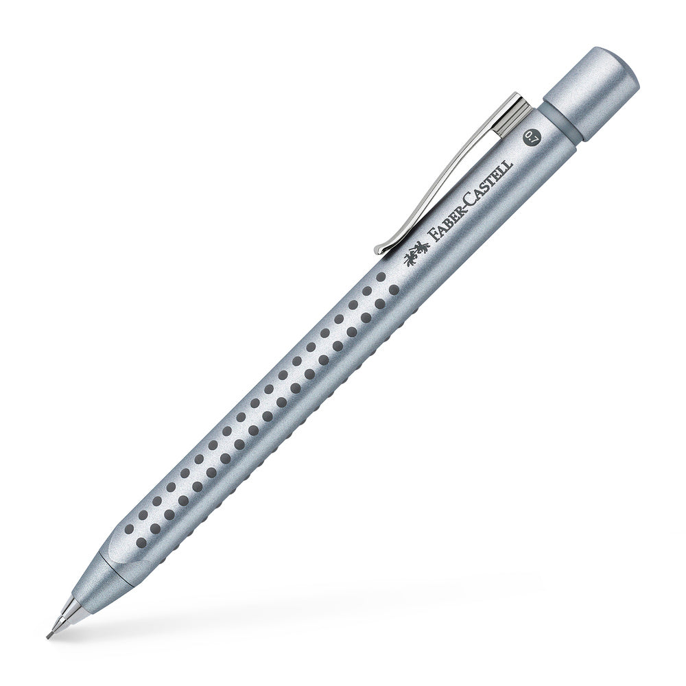 Pencil Faber-Castell grip metallic sølv 0,7mm