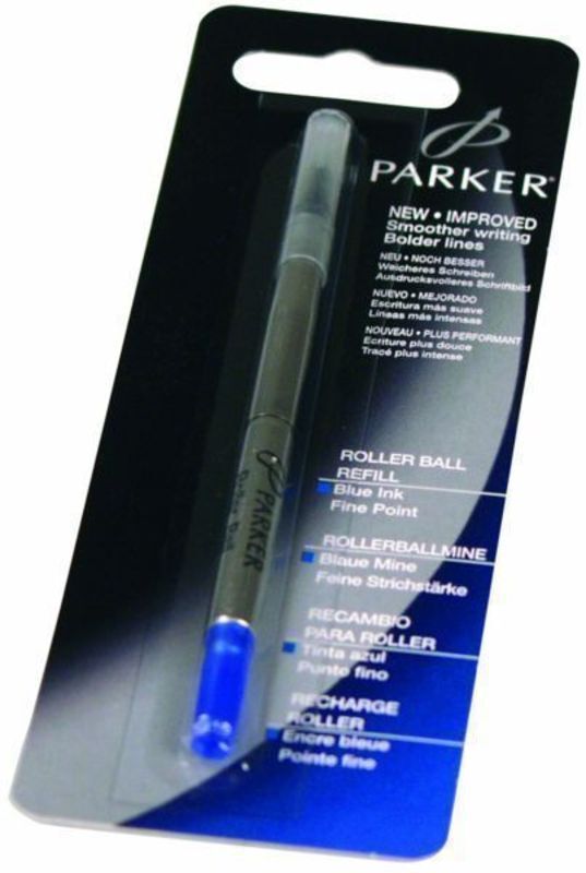 Rollerrefill Parker blå medium 0,7