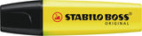 Tekstmarker Stabilo boss gul 24