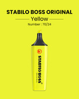 Tekstmarker Stabilo boss gul 24