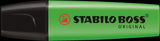 Tekstmarker Stabilo boss grøn 33