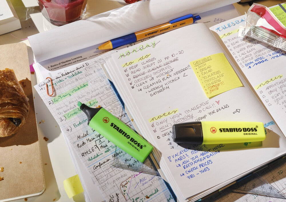 Tekstmarker Stabilo boss grøn 33