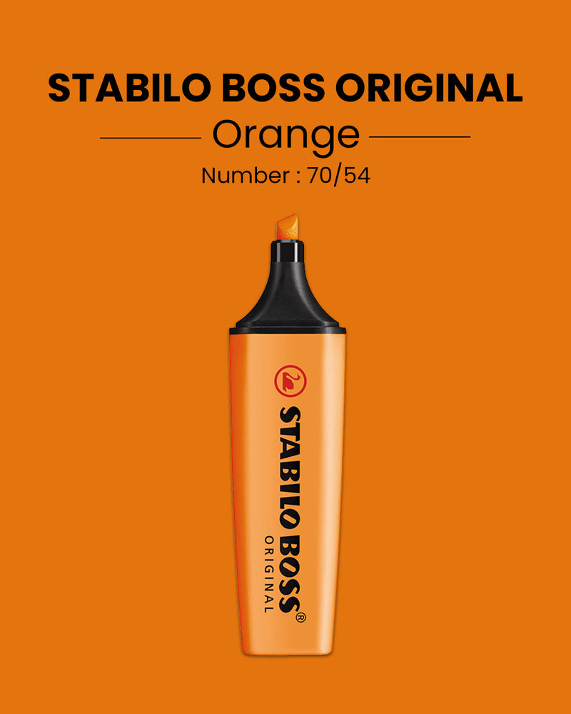 Tekstmarker Stabilo boss orange 54
