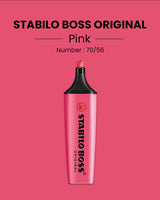 Tekstmarker Stabilo boss pink 56