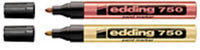 Paintmarker edding 750 2-4mm metal guld