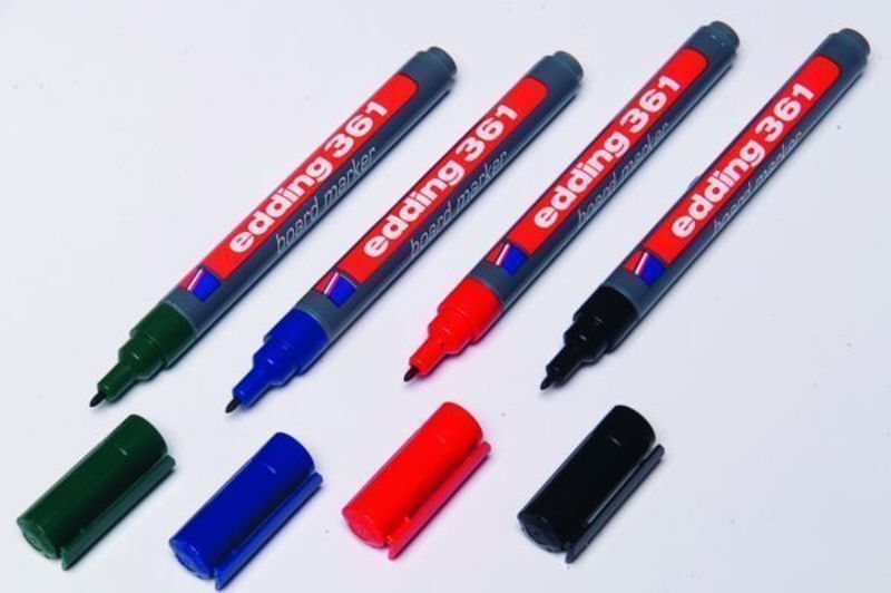 Wb marker edding 361 1mm blå
