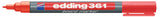 Wb marker edding 361 1mm rød