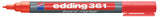 Wb marker edding 361 1mm rød