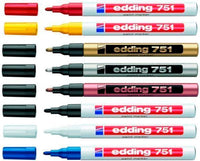 Paintmarker edding 751 1-2mm blå