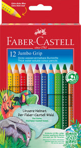 Farveblyant grip jumbo Faber-Castell 12