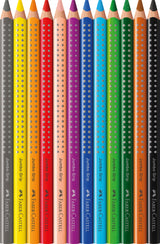 Farveblyant grip jumbo Faber-Castell 12