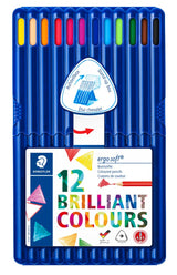 Farveblyant Staedtler ergosoft 12 ass.