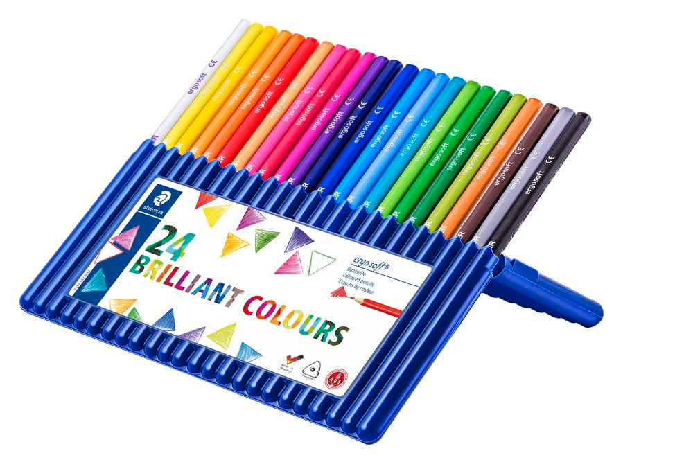 Farveblyant Staedtler ergosoft 24 ass.