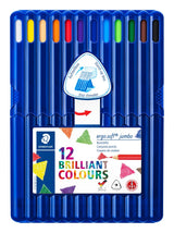 Farveblyant Staedtler ergosoft jumbo 12 ass.