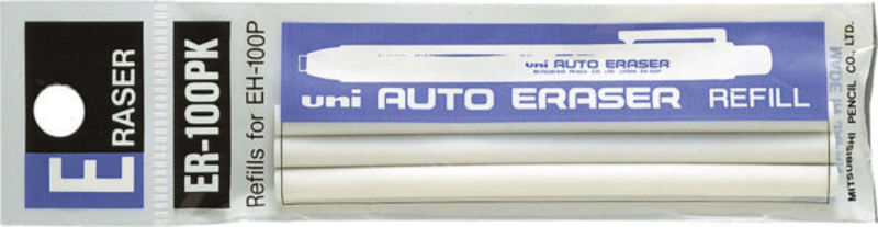 Viskeblyant refil uni auto eraser er100