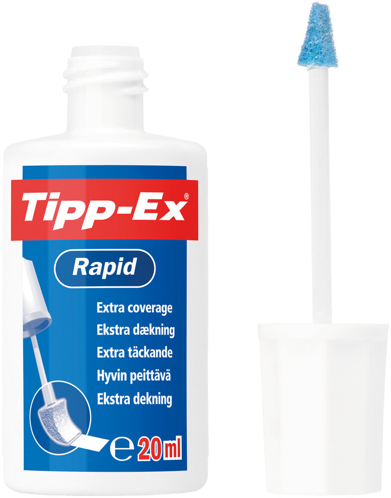 Rettelak Rapid Tipp-Ex 20 ml korrigeringsvæske