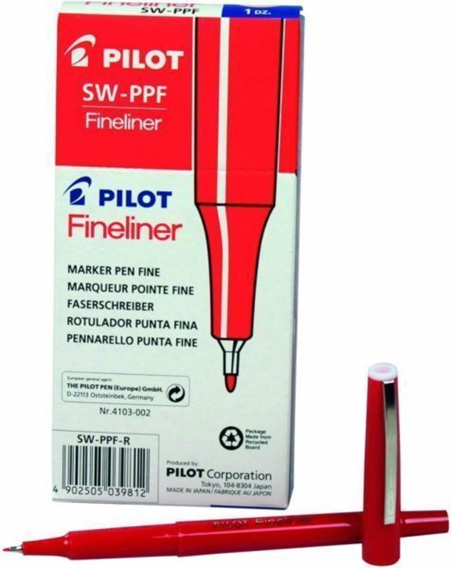 Fineliner Pilot sw-ppf rød