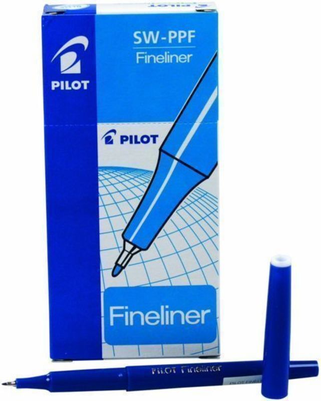 Fineliner Pilot sw-ppf blå