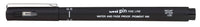 Drawingpen uni pin 200 sort 0,5 mm syrefri