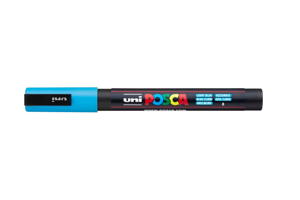 Paintmarker Uni POSCA pc-3m lys blå