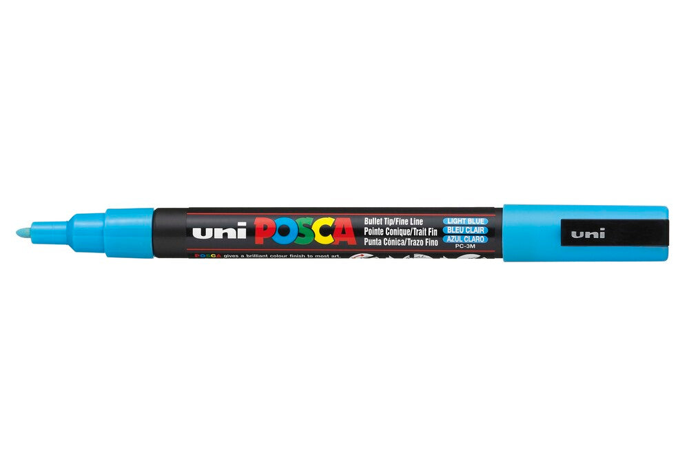 Paintmarker Uni POSCA pc-3m lys blå