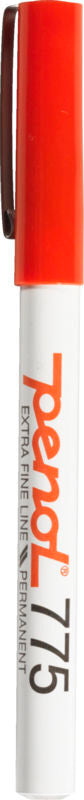 Marker Penol 775 0,5mm rød permanent
