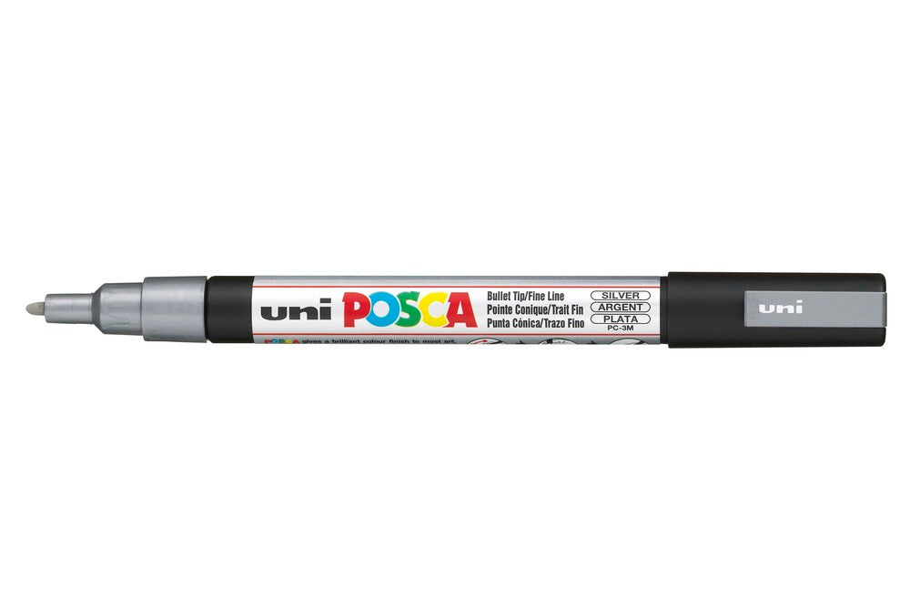 Paintmarker Uni POSCA pc-3m sølv