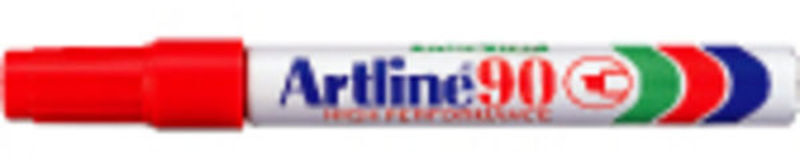 Marker artline ek90 2-5mm rød