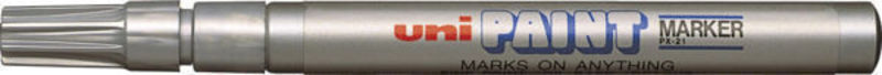 Paintmarker uni fine px-21 sølv