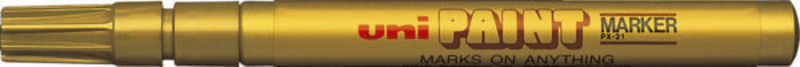 Paintmarker uni fine px-21 guld