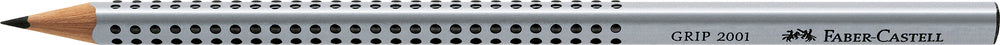 Blyant B grip 2001 Faber-Castell grå