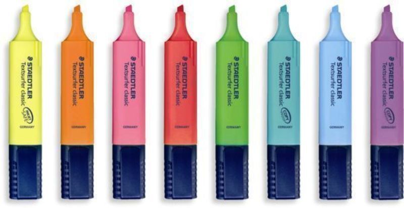 Textsurfer Staedtler classic gul