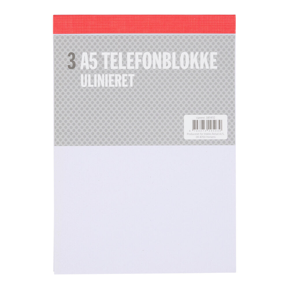 Blok telefonblok Relief A5 ulin.