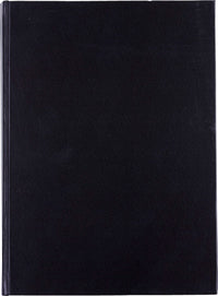 Notesbog A5 ulinieret sort