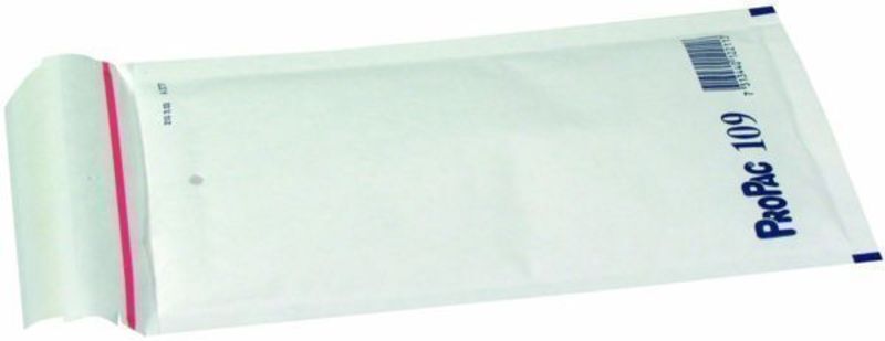 Boblekonvolut propac w2 hvid 140x225mm