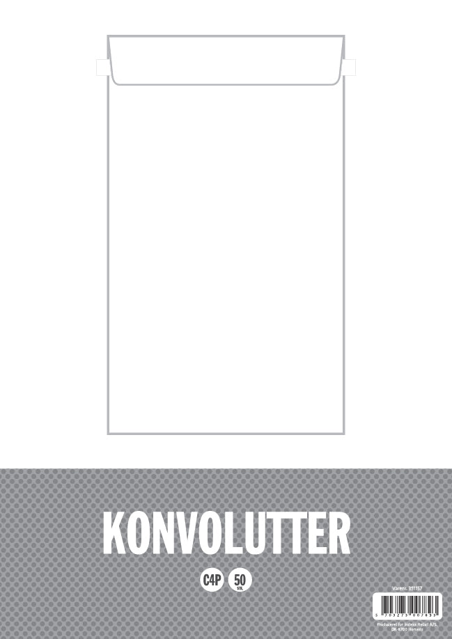 Konvolut relief c4p uden rude 50 stk 90 gram