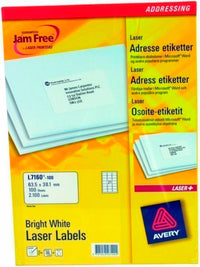 Etiket laser Avery l7160 63,5x38,1mm