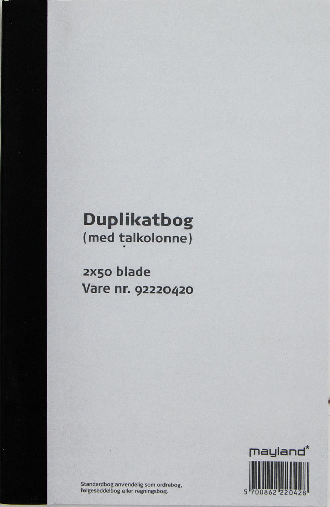 Duplikat bog Mayland 10,8x20