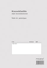 Kassekladde Mayland m/mom 14,0x20,5
