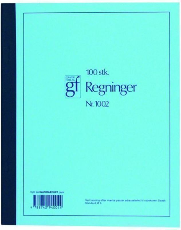 Grafisk 1002 regning 14,8x20