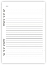 Mayland Kalender blanketter linieret /32 stk