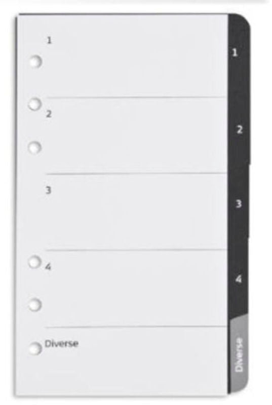 KALENDER FANEBLADE 5 DELT