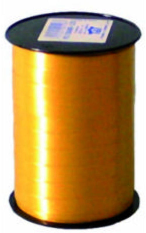 Gavebånd poly glat 5mm /500yds guld