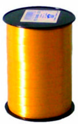 Gavebånd poly glat 5mm /500yds guld