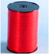 Gavebånd poly glat 10mm /250yds rød